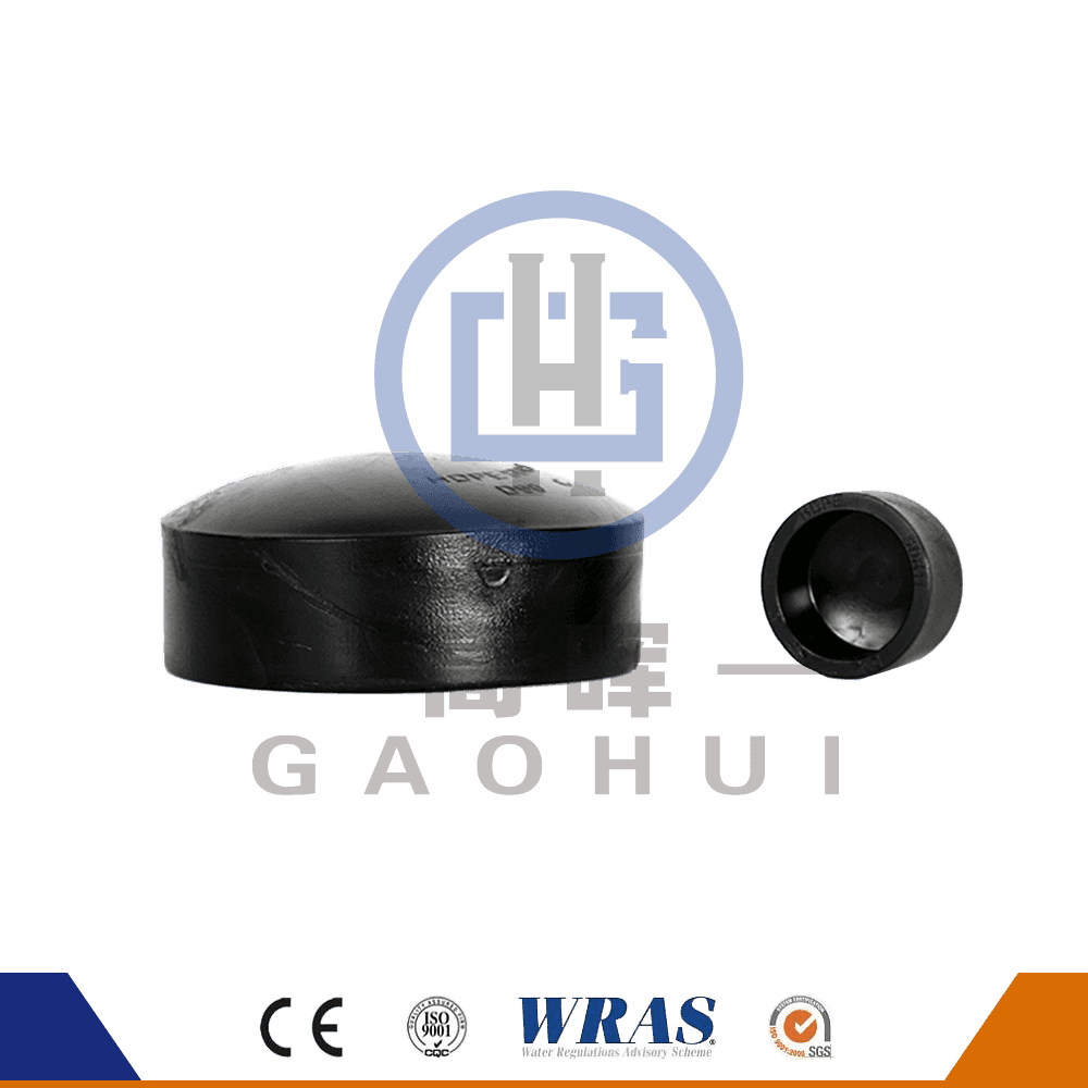 سعر المصنع من غطاء نهائي الانصهار المصبوب بعقب HDPE لتوفير المياه والصرف الصحي